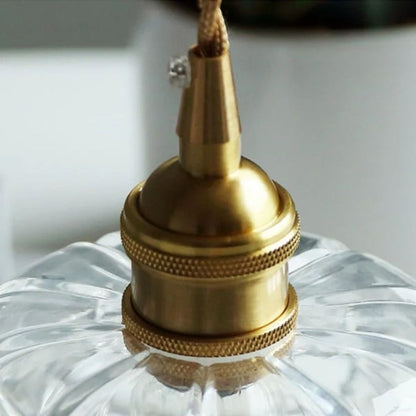 Fluted Glass Drop Ceiling Fixture 11 in Burgundy Shade Gold Hardware E27 Socket for Kitchen Island Entryway Ambient Overhead Illumination