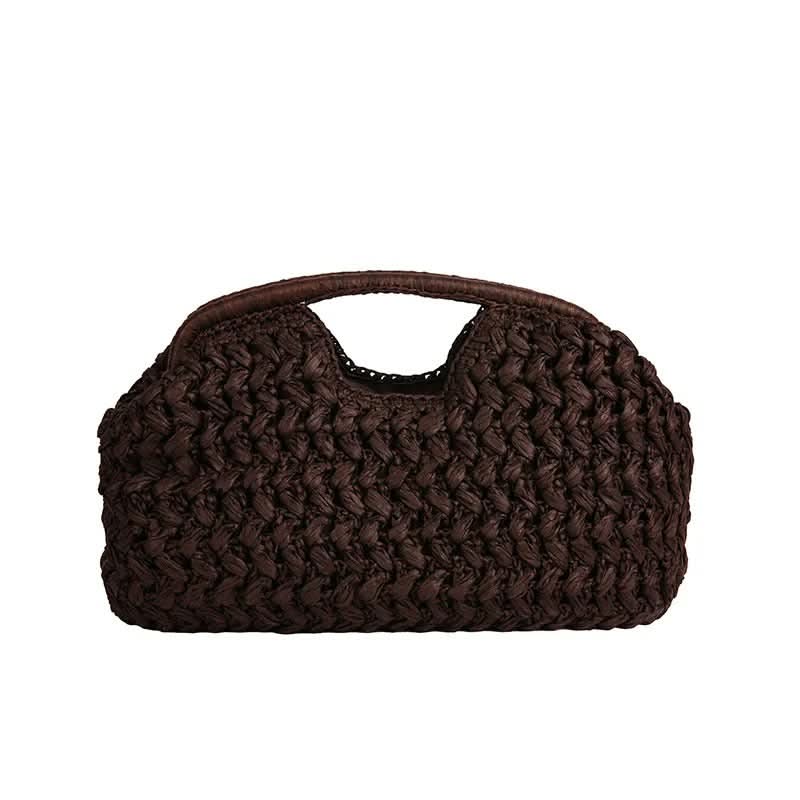 LUXEWEAVE – Sac à bandoulière en raphia tressé