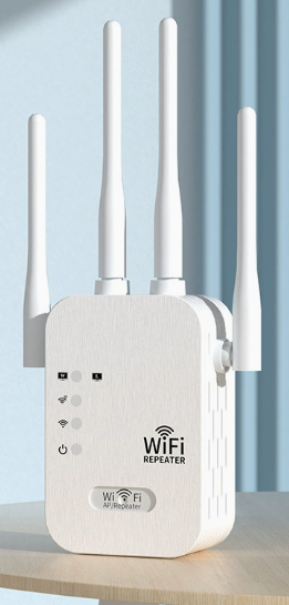 Répéteur WiFi | Amplificateur de signal WiFi extérieur longue portée avec conception résistante aux intempéries | Extension de portée WiFi pour la maison et le jardin