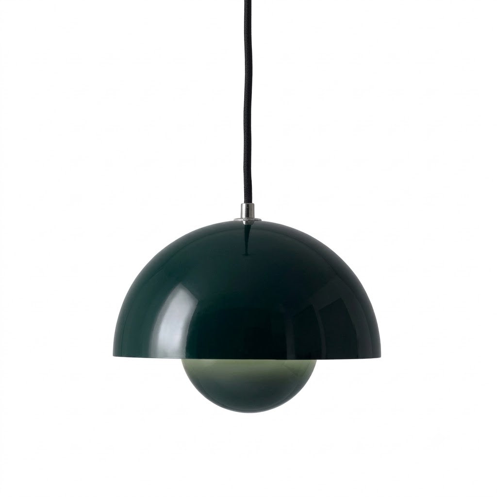 Hanging Planter Light Fixture with Built-In Pot for Indoor Plants & Modern Scandinavian Farmhouse Decor