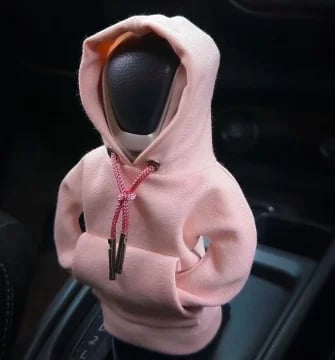 Mini Hoodie Gear Shift Cover – Playful Car Interior Accessory for Manual & Automatic Vehicles