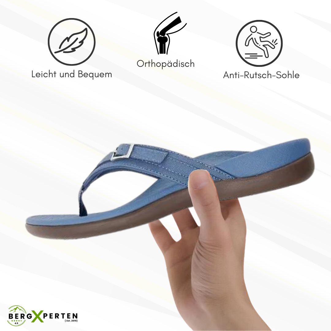 Women's Orthopedic Slide Sandals with Toe Separator for Bunion Relief & Arch Support | Slip-Resistant Footbed for All-Day Comfort | Casual O