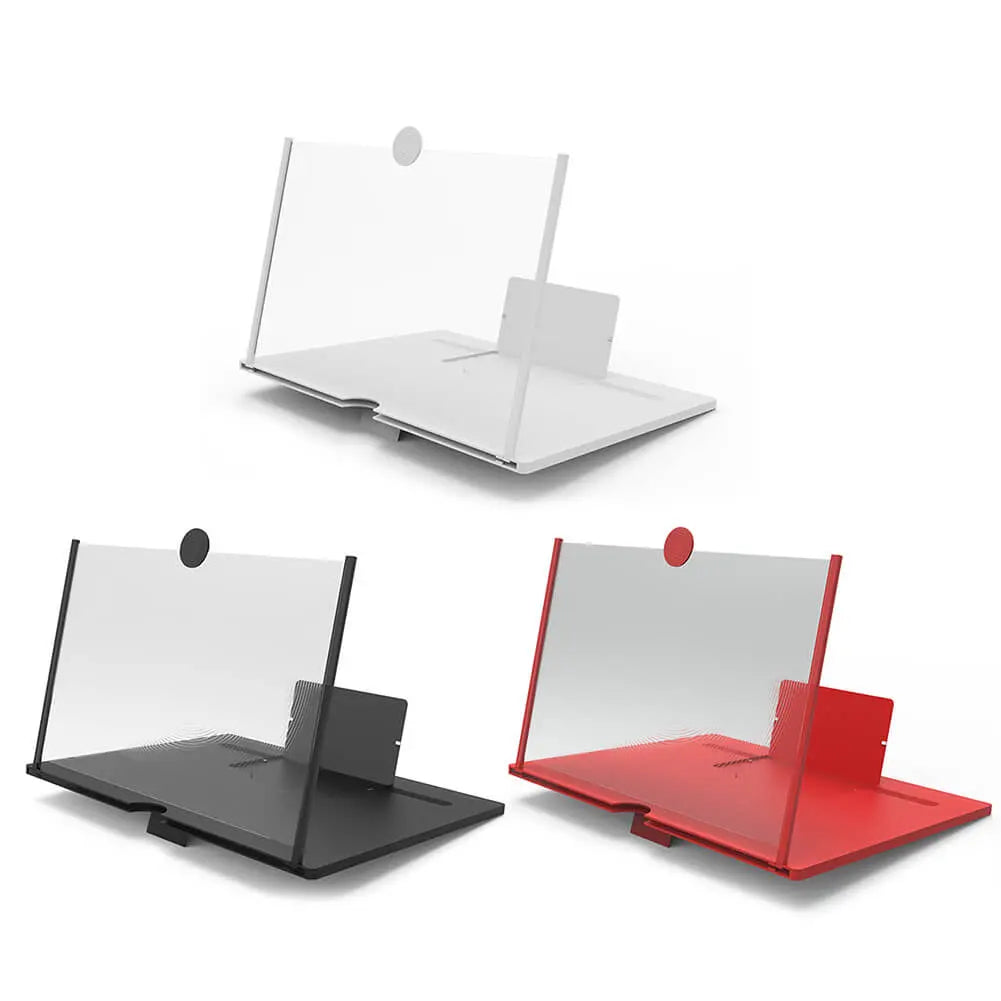 Phone Screen Magnifier Stand with Adjustable Viewing Angle for Video Streaming and Hands-Free Use