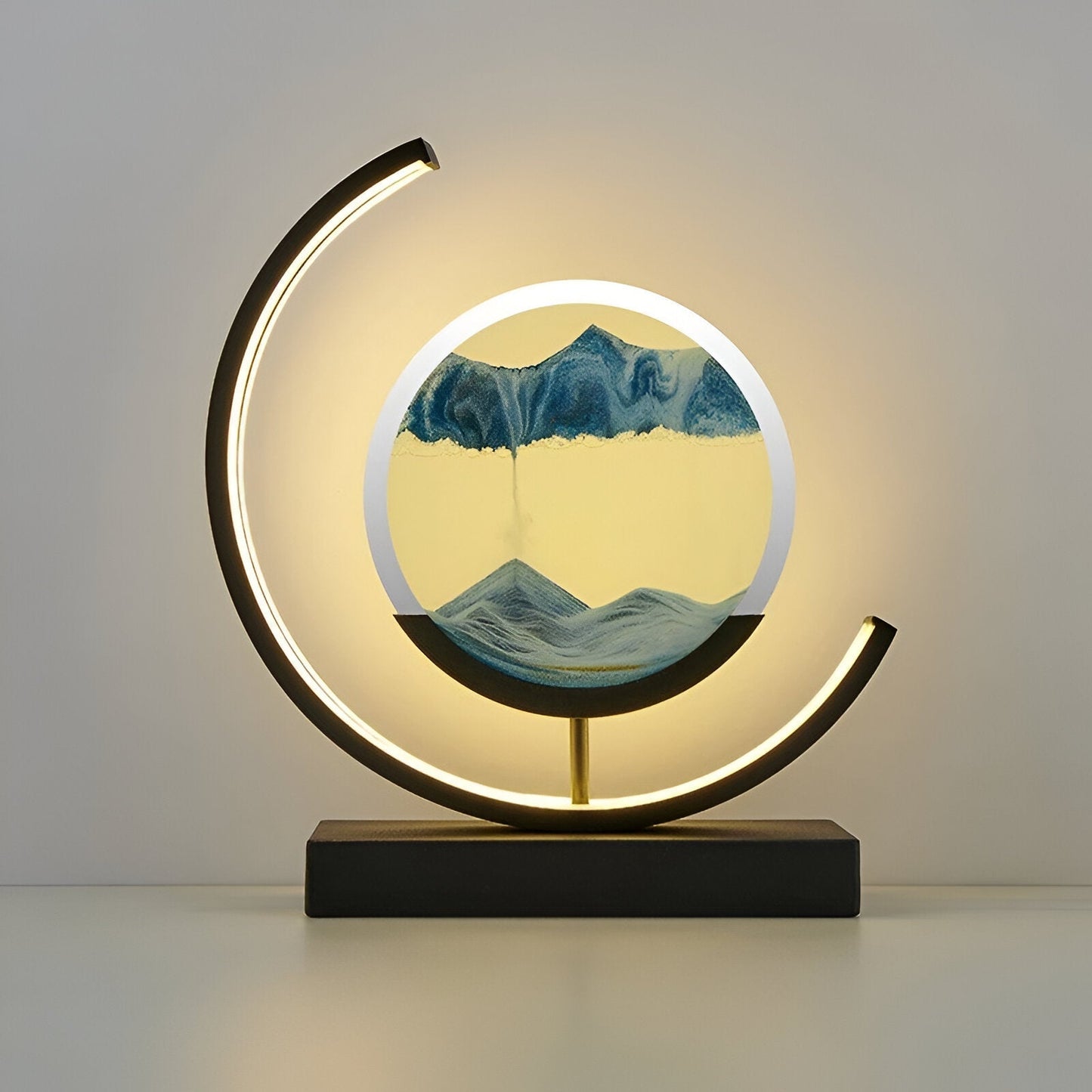 Lampe de table "désert chaud" avec télécommande et luminosité réglable