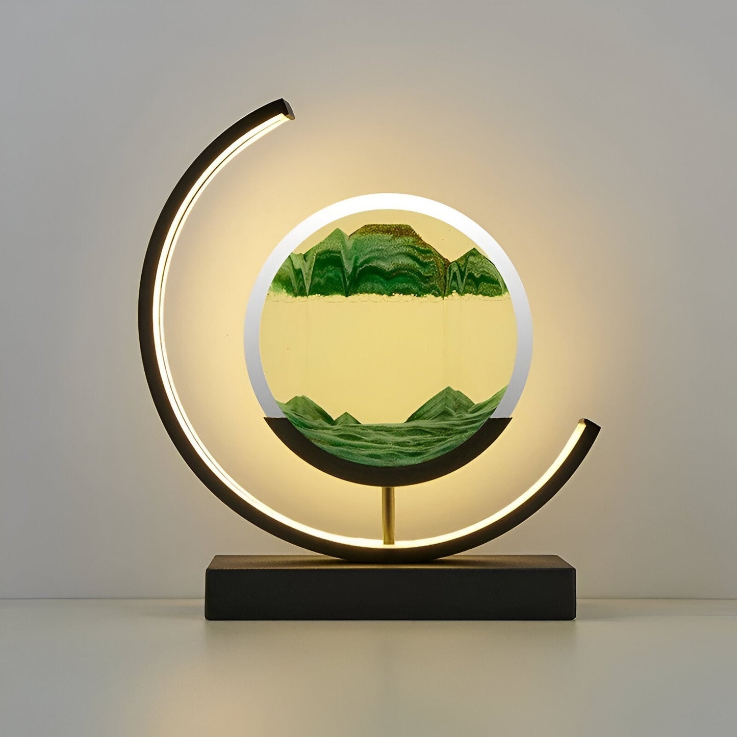 Lampe de table "désert chaud" avec télécommande et luminosité réglable