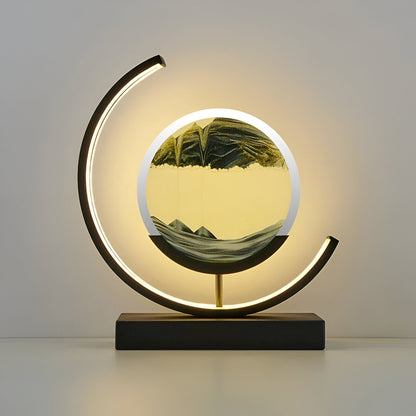 Lampe de table "désert chaud" avec télécommande et luminosité réglable