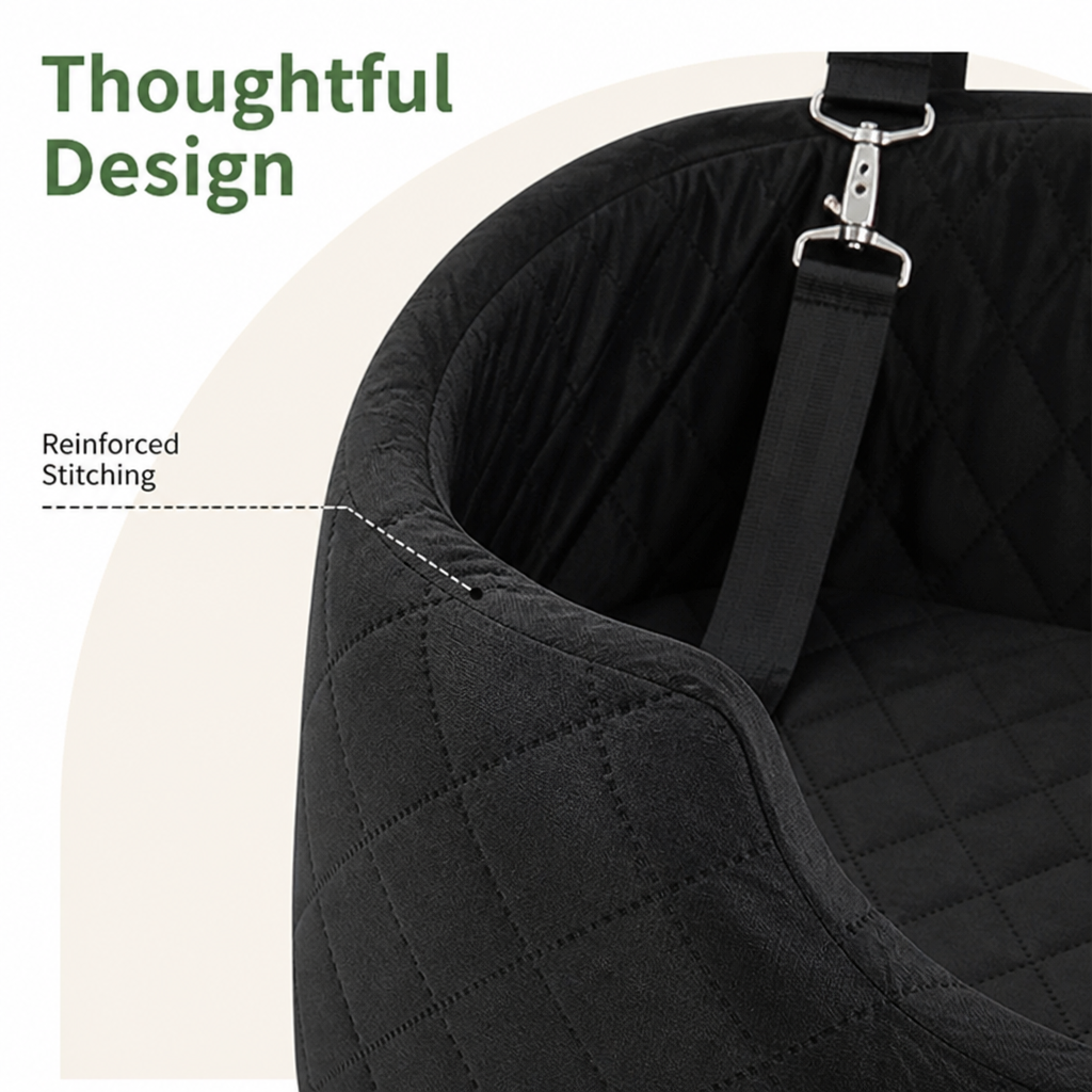 Ortekor D30 Rebound Sponge Car Seat Booster (Removable Washable Cover)