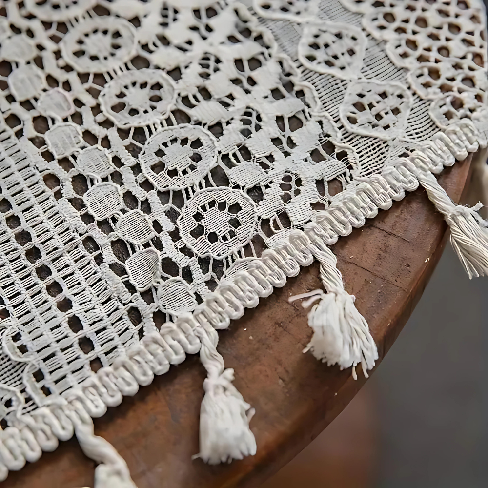 BohoLace – Crochet Tassel Curtain