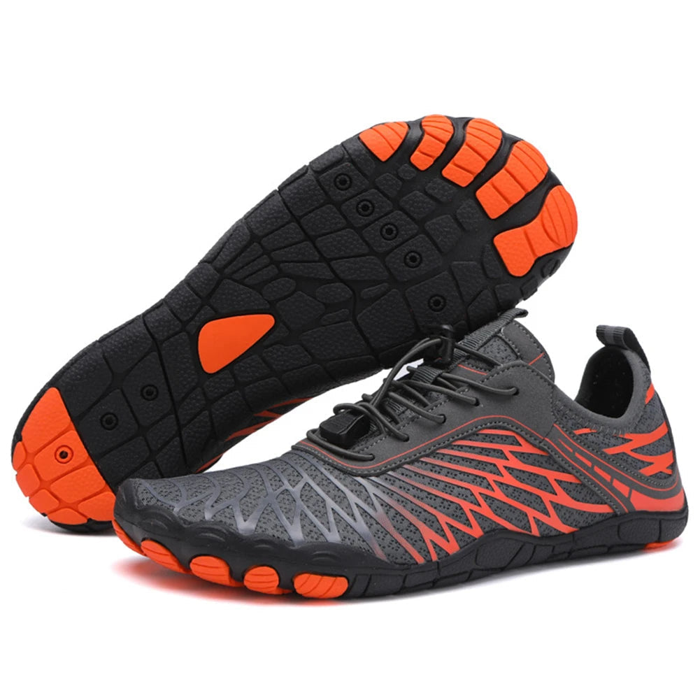 Quick-Dry Water Shoes with Non-Slip Rubber Sole for Beach, Pool & Water Sports | Unisex Lightweight Aqua Sneakers