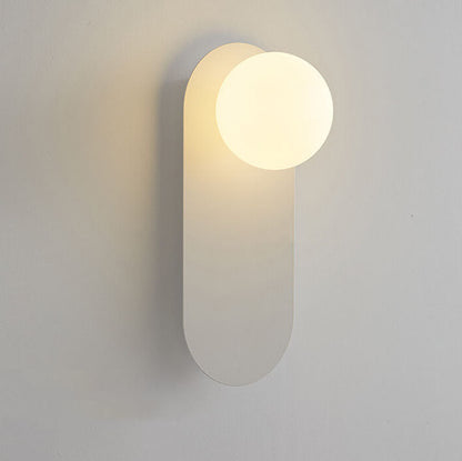 G9 Hardwired Wall Sconce Metal Glass 12 Inch Vertical Fixture Bedroom Hallway Indoor Lighting White Black for Modern Interiors