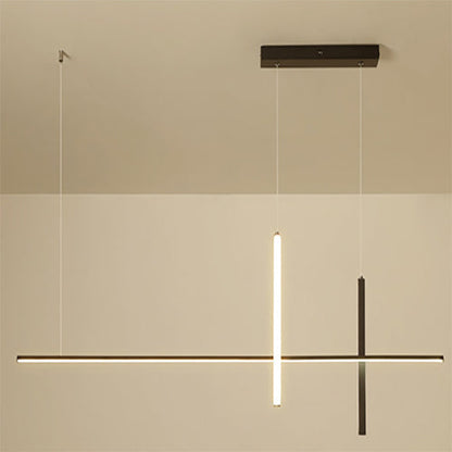 Modern LED Pendant Light with Adjustable Height for Dining Room, Restaurant & Bar | Acrylic Aluminum Fixture with Warm White Illumination