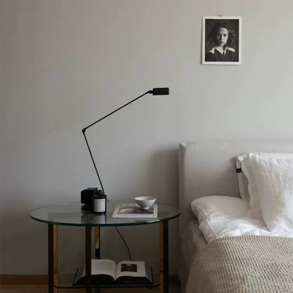 Lampe de bureau LED moderne avec bras réglable et variateur d'intensité | Design minimaliste pour un éclairage ciblé