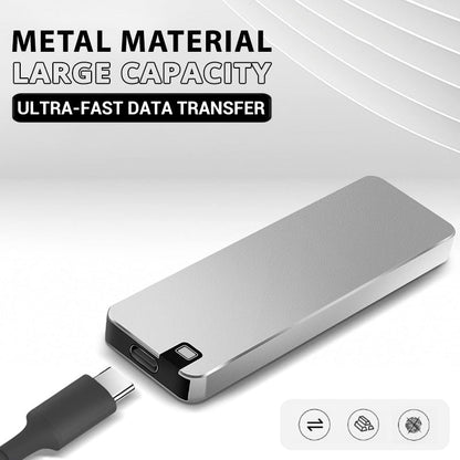 Portable External SSD Hard Drive USB 3.2 Gen 1 Shock-Resistant Aluminum Storage for PC Mac Laptop Travel Business Students Fast Data