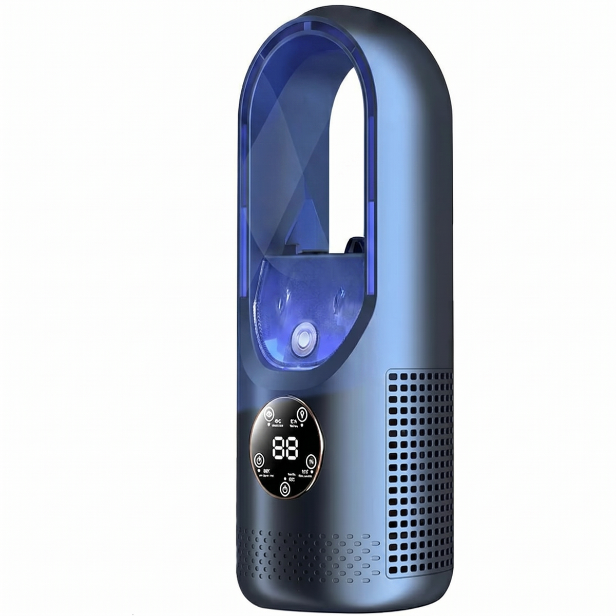 Personal Desktop Cooling Fan USB Powered 6 Speed Settings Quiet Operation Safety Design Compact Desk & Nightstand Use Home Office Bedroom Po