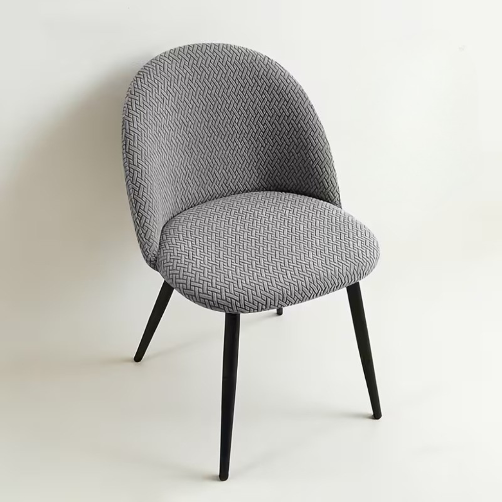 Stretch Dining Chair Slipcovers - Removable Washable Seat Protectors for Kitchen & Dining Room Furniture, Fitted Elastic Chair Covers for