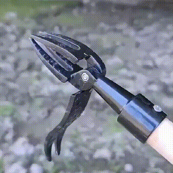 ErgoWeed | Stainless Steel Weed Puller Tool with Detachable Handle | Ergonomic Design for Effortless Weeding
