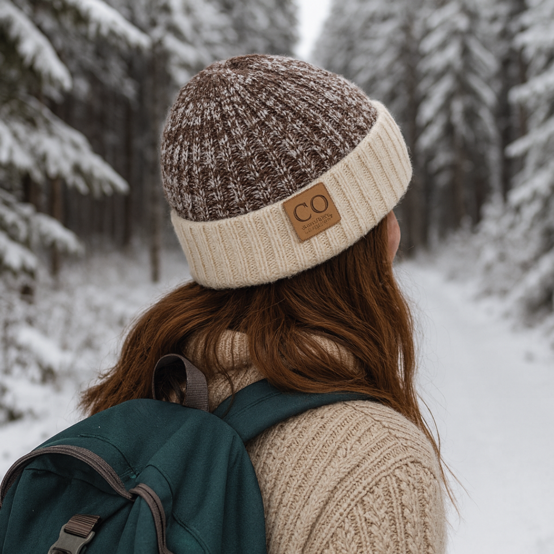 Fleece-Lined Knit Winter Beanie Hat for Men & Women – Warm Thermal Skull Cap – Cold Weather Headwear for Outdoors & Everyday