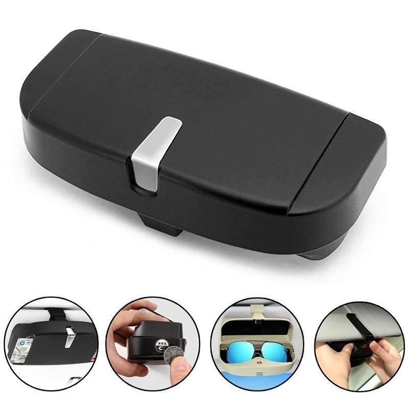 Organisateur de lunettes pour pare-soleil de voiture – Porte-lunettes à ouverture tactile pour SUV et camion