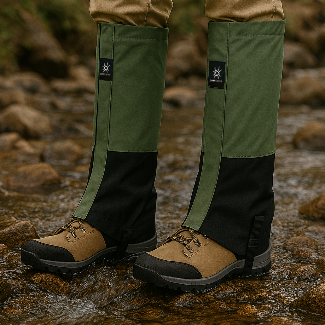 Waterproof Snow Gaiters for Hiking & Winter Sports – Insulated Leg Protection for Trekking, Skiing & Snowshoeing