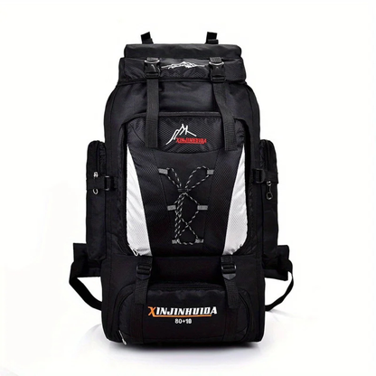 80L Hiking Backpack for Multi-Day Trips – Water-Resistant Trekking Pack with Breathable Support & Quick-Access Pockets for Camping