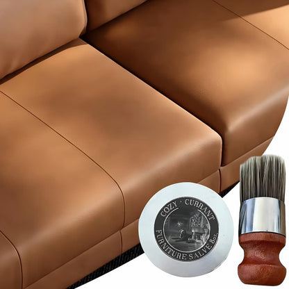 Leather Restoration Balm for Sofas, Bags & Jackets – Deep Conditioning Treatment with Natural Oils & Beeswax for Dry, Dull Leather – Works