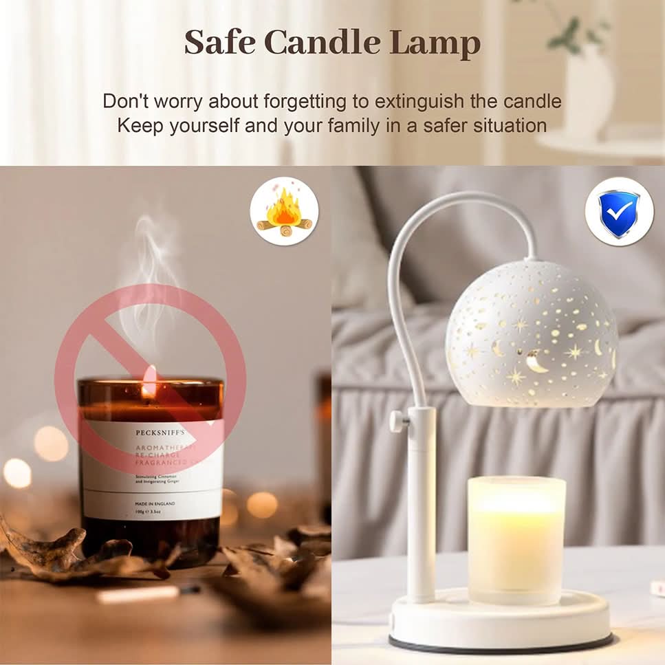 MOONMELT – Candle Warmer Lamp for Dreamy Evening Ambience