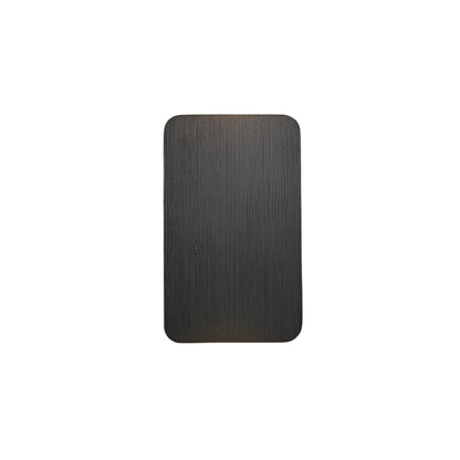 Applique murale LED en aluminium 6W, éclairage indirect haut/bas, 6 po, rectangulaire, montage encastré moderne pour couloirs, chambres et salons
