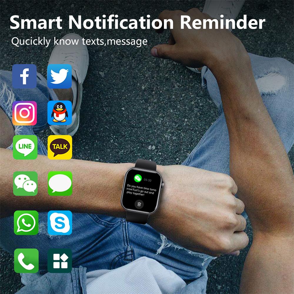 Health Tracking Smartwatch – Heart Rate, Blood Pressure, Oxygen & Sleep Monitor – Waterproof Fitness Watch with Bluetooth Calling & 50+