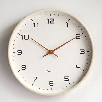 NordWood – Horloge murale scandinave en bois – Design minimaliste et intemporel