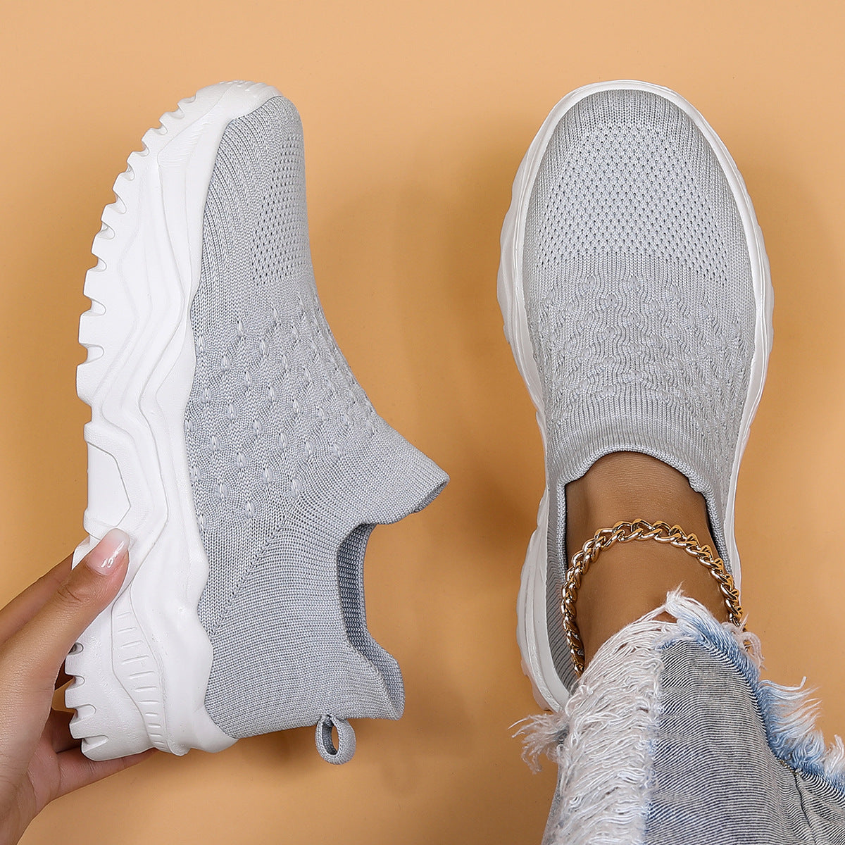Lightweight Orthopedic Slip-On Sneakers Women's Cushioned Walking Shoes for Everyday Wear Breathable Canvas Footwear