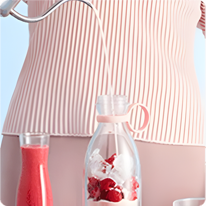 Mixeur personnel rechargeable par USB, bouteille de 500 ml pour smoothies, jus et shakes protéinés, idéal pour les déplacements, le sport, la maison, le bureau et l'entraînement