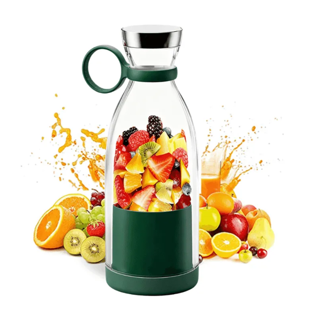 Mixeur personnel rechargeable par USB, bouteille de 500 ml pour smoothies, jus et shakes protéinés, idéal pour les déplacements, le sport, la maison, le bureau et l'entraînement