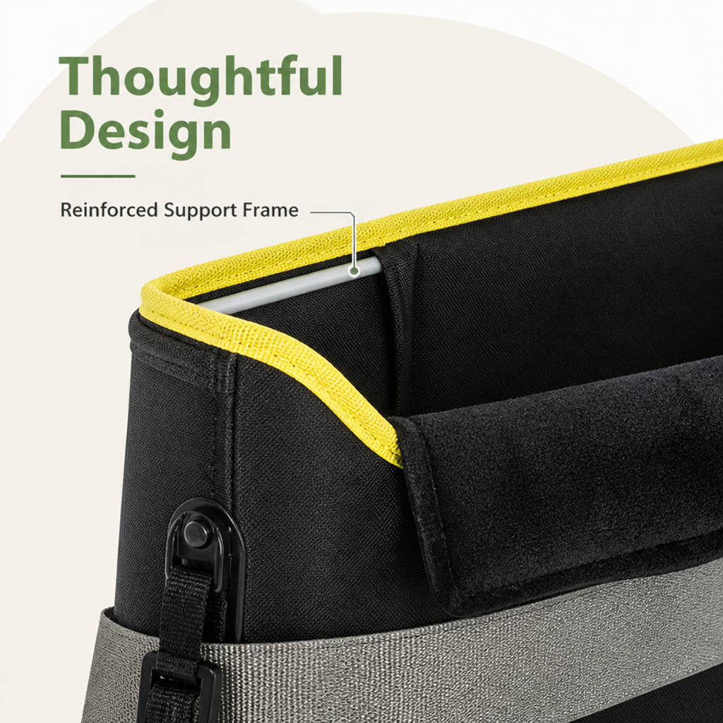 Ortekor Patent Safe Buckles & Clip-On Leash Booster Seat