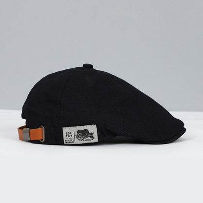 Adjustable Men's Flat Cap with Custom Fit Strap for Everyday Casual & Dress Wear