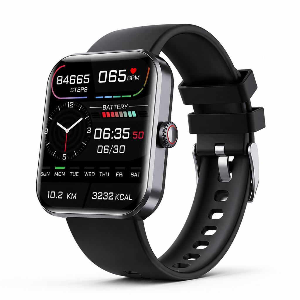 Montre de suivi de la glycémie indolore et non invasive (autonomie de 5 jours)