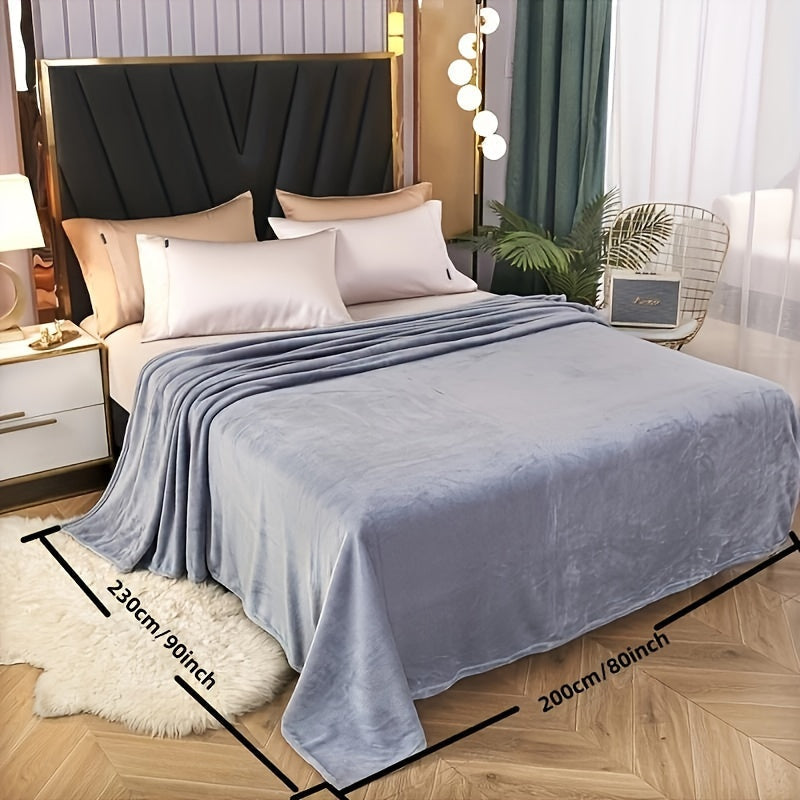 Luxury Reversible Fleece Blanket with Soft Texture | All-Season Comfort