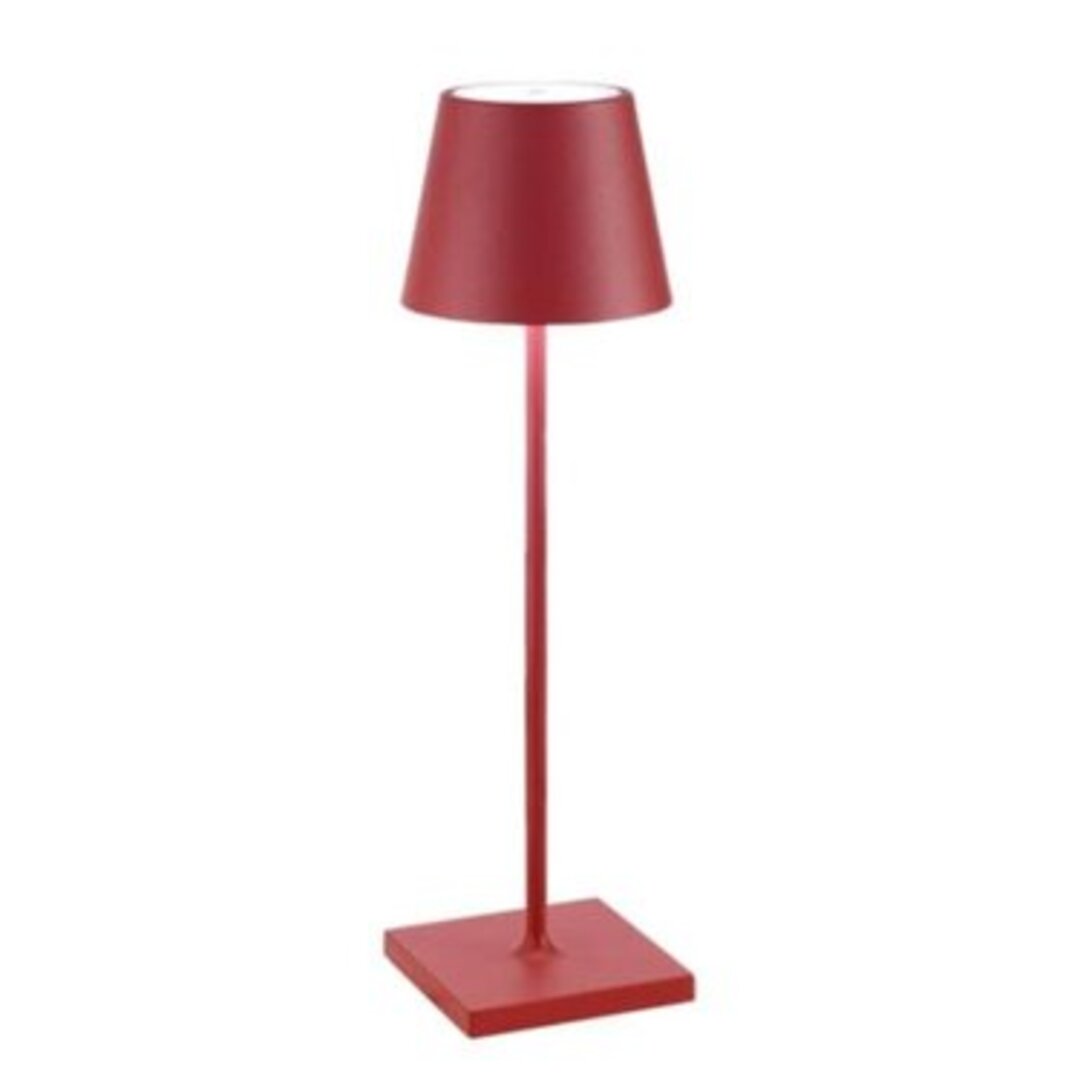 Rechargeable LED Touch Table Lamp with 3-Level Dimmer | Cordless Portable Desk Light for Indoor & Outdoor Use | IP54 Waterproof Metal Lamp