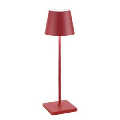 Rechargeable LED Touch Table Lamp with 3-Level Dimmer | Cordless Portable Desk Light for Indoor & Outdoor Use | IP54 Waterproof Metal Lamp