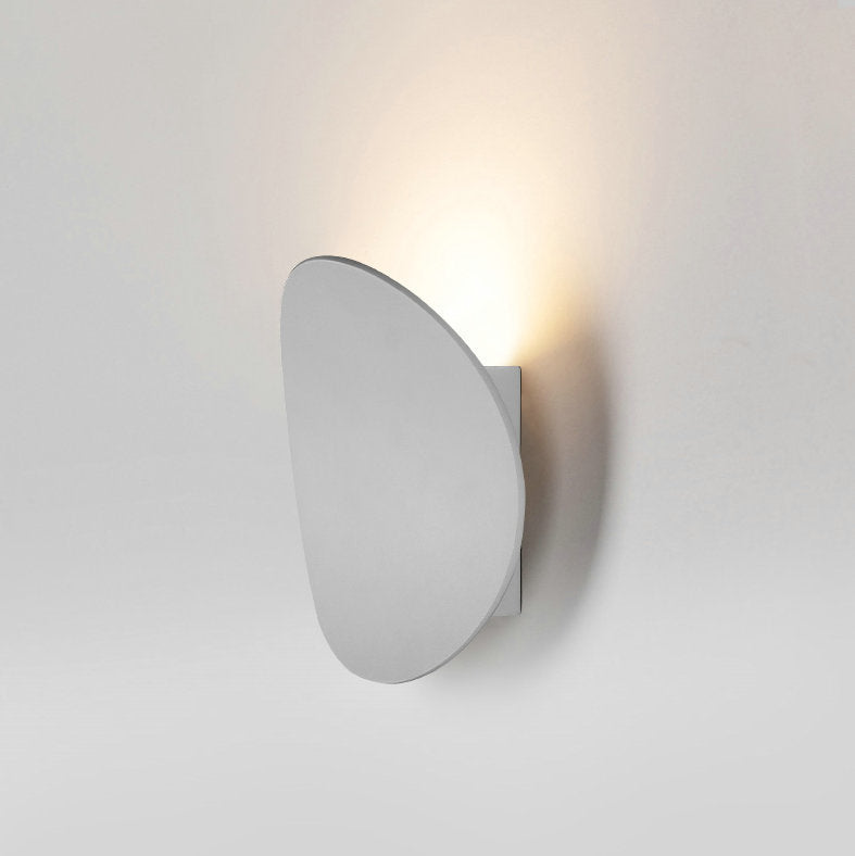 Round Metal Sconce 4-Pack Warm LED Indirect Glow Black Finish for Hallway Bedroom Living Room Contemporary Home Accent Lighting Minimalist M