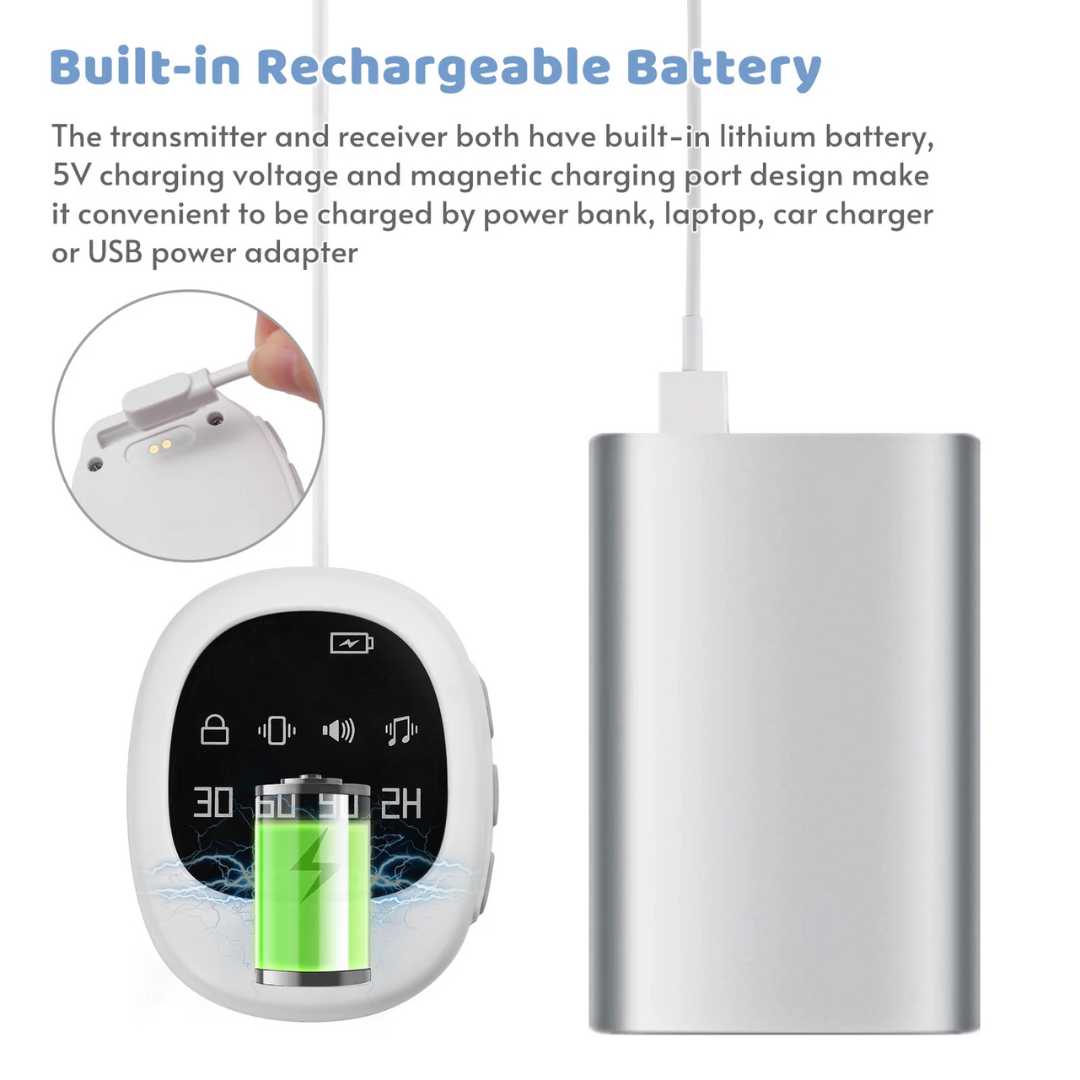 Children's Bedwetting Alarm System with Wireless Sensor and Remote