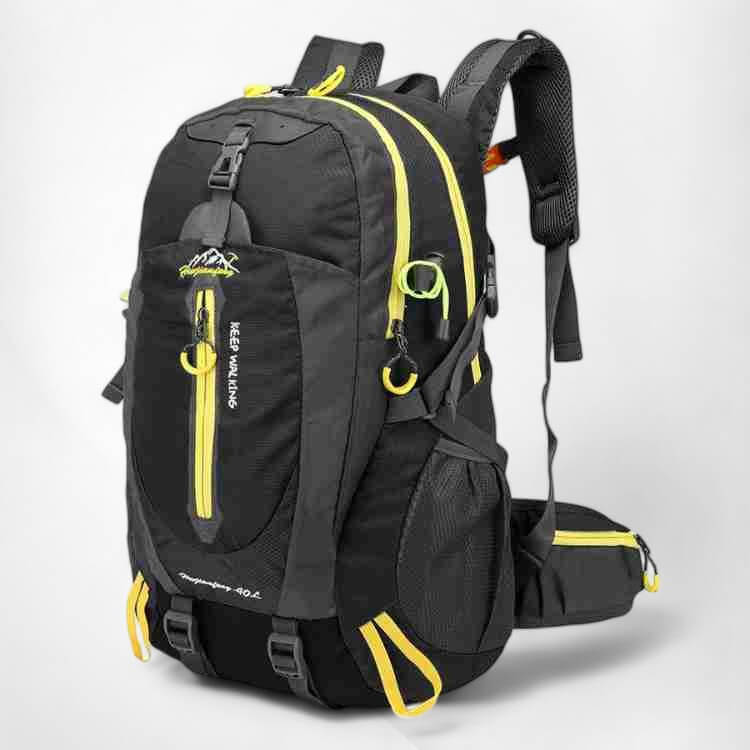 10.5-Gallon Lightweight Trekking Daypack with Padded Shoulder Straps – Waterproof Outdoor Hiking Rucksack for Weekend Adventures &
