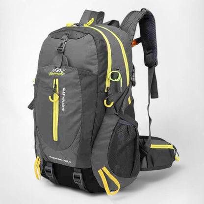 10.5-Gallon Lightweight Trekking Daypack with Padded Shoulder Straps – Waterproof Outdoor Hiking Rucksack for Weekend Adventures &