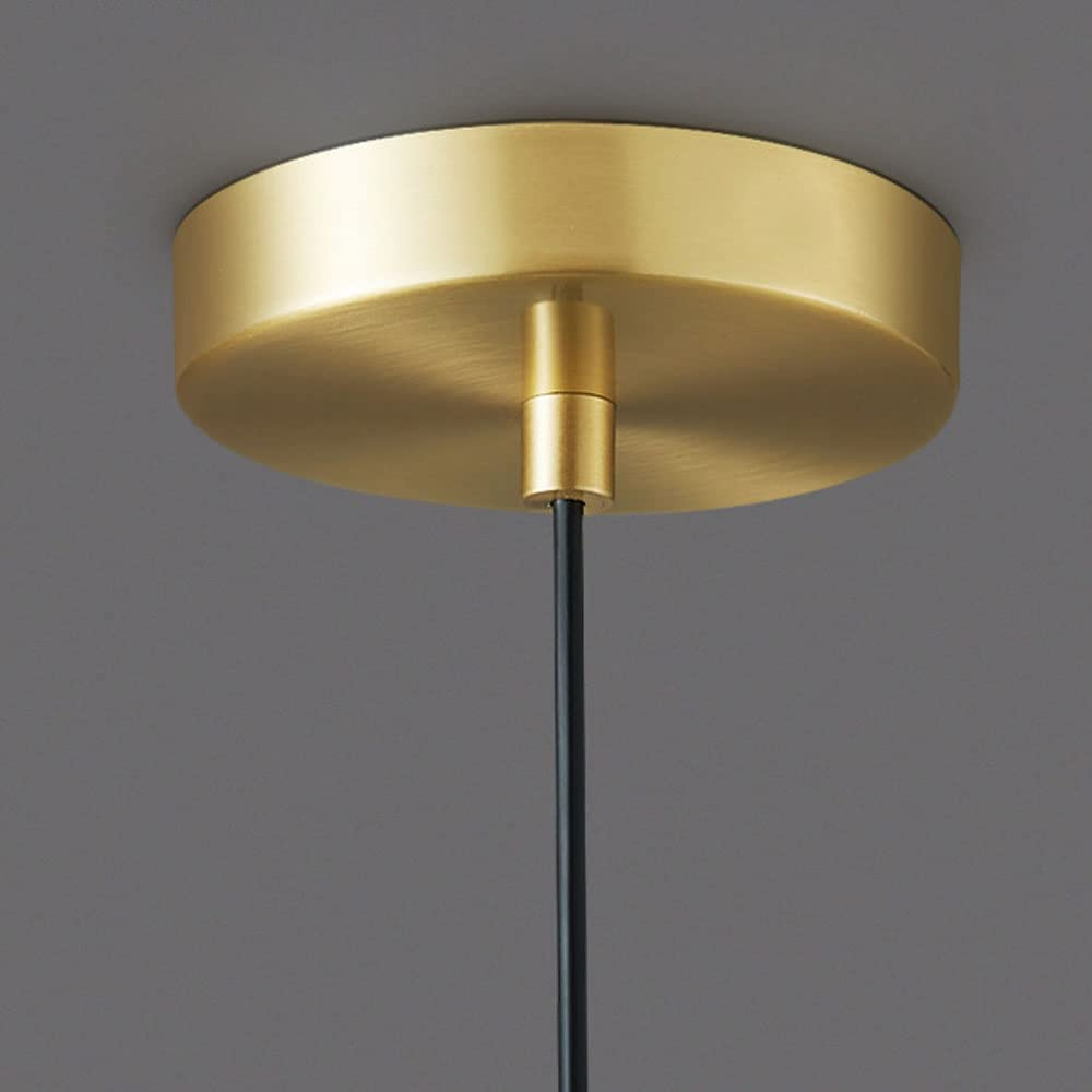Sleek Adjustable Hanging Lamp with Directional Shade – Black or Gold Finish – Dining Room, Kitchen Island & Bedroom Ceiling Fixture