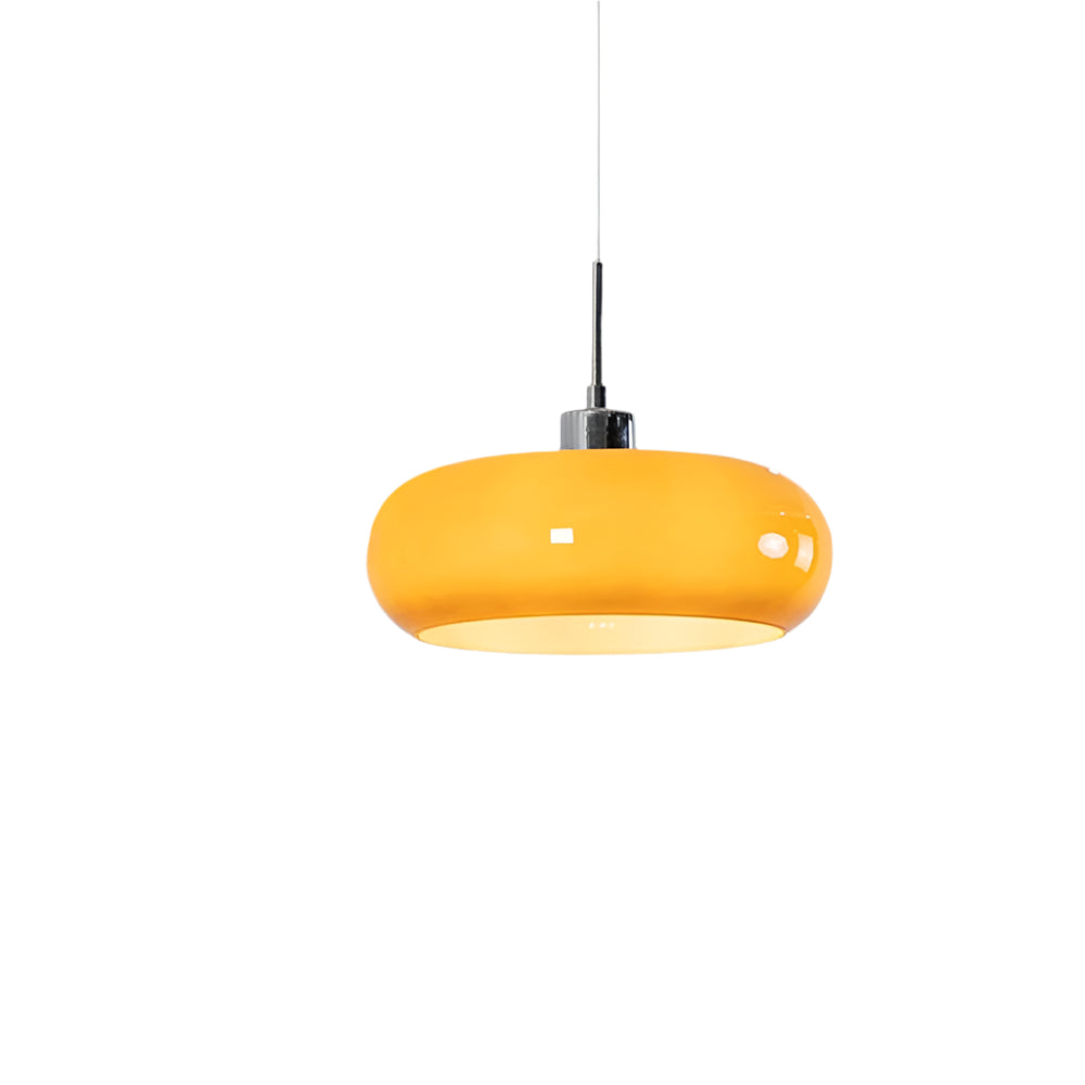 Scandinavian Wood & Metal LED Pendant Light with Adjustable Cord for Dining Room Kitchen Bedroom Modern Minimalist Ceiling Fixture
