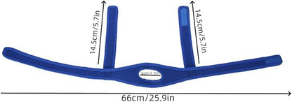 Mentonnière anti-ronflement – Bandeau de maintien ajustable en néoprène pour le sommeil