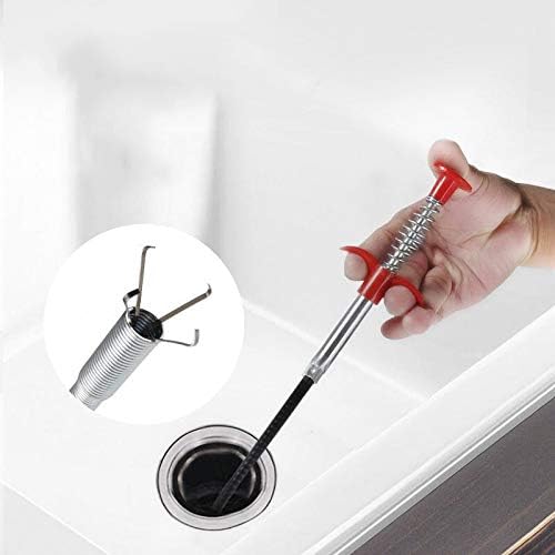 Flexible Claw Drain Retrieval Tool for Sink Shower Tub Hair Clog Removal Plumbing Home Kitchen Bathroom