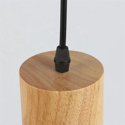 Suspension rustique chic en métal et bois