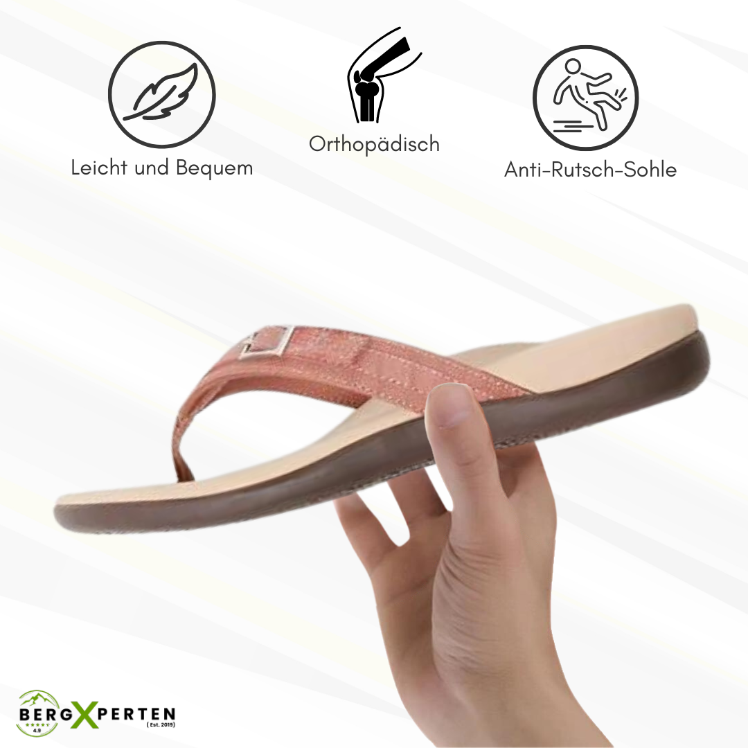 Women's Orthopedic Slide Sandals with Toe Separator for Bunion Relief & Arch Support | Slip-Resistant Footbed for All-Day Comfort | Casual O