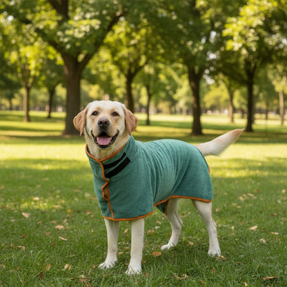 DRYPAWS – Peignoir serviette absorbant pour animaux