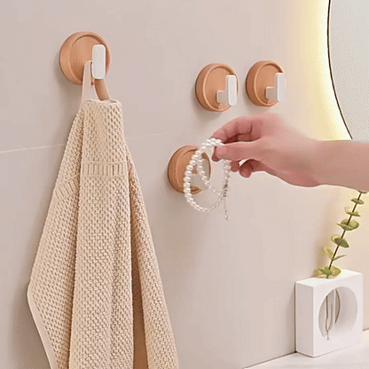 Noble Walnut Wall Hook - Minimalist Design, Durable Key Holder for Wall